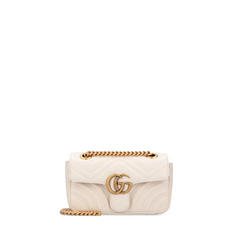 GG Marmont Mini Shoulder Bag, Gold Hardware