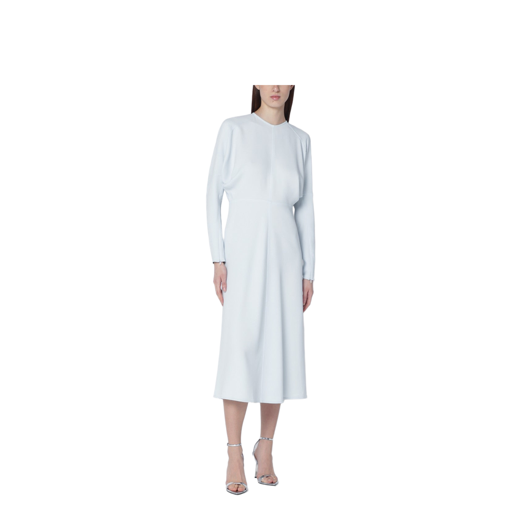 Ice Blue Dolman Midi Dress