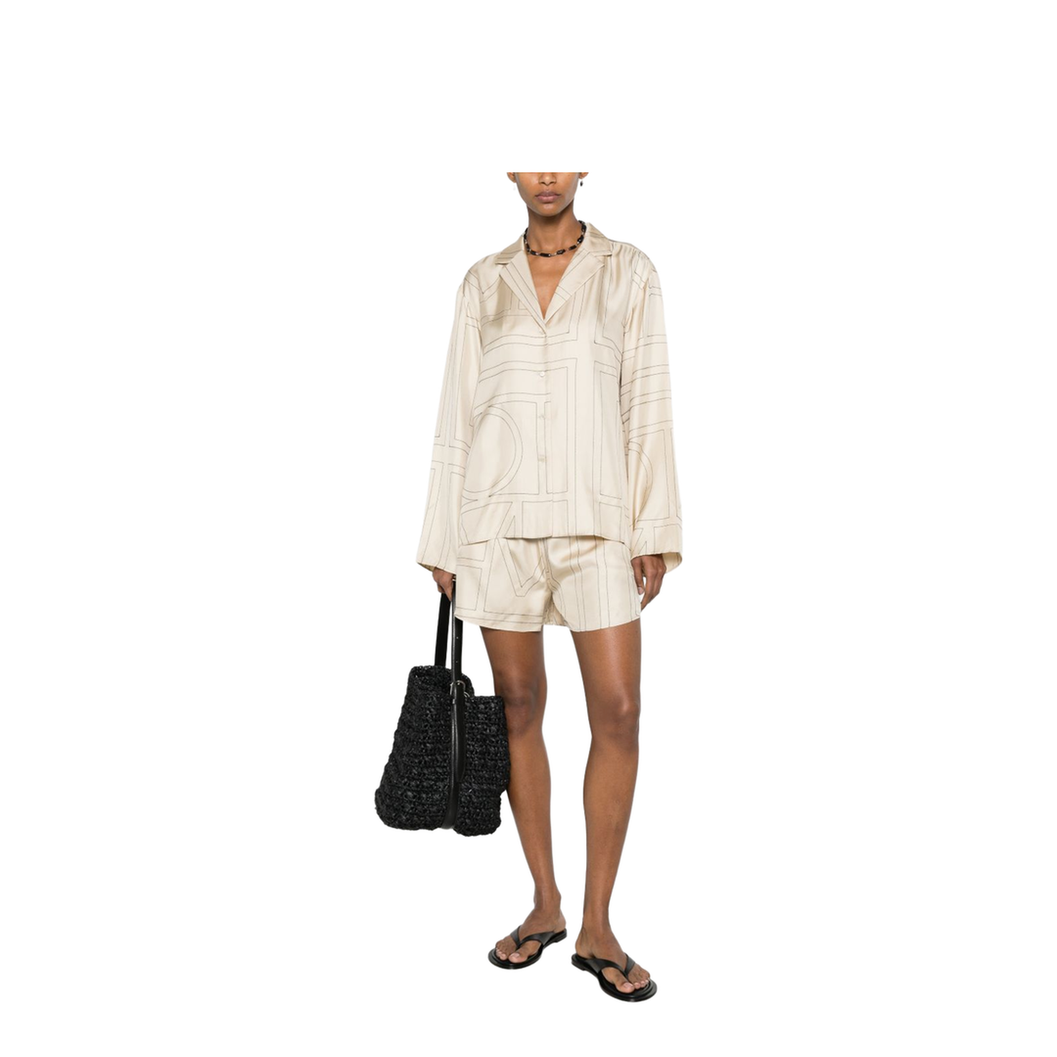 MAYFEYR - Toteme - Shorts Ivory - 263WRB0495FB0704008