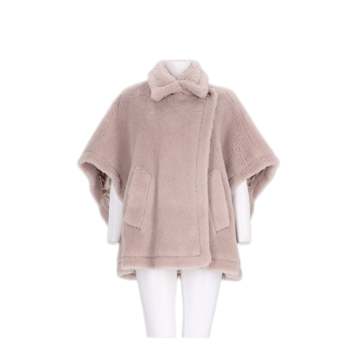 Beige Alpaca Virgin Wool Silk Coat