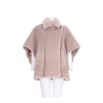 Beige Alpaca Virgin Wool Silk Coat