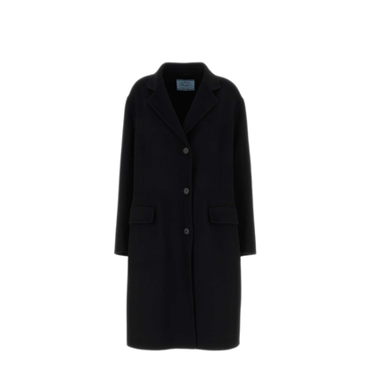 MAYFEYR - Prada - Black Wool Blend Coat - P650TSOOO179BF0002