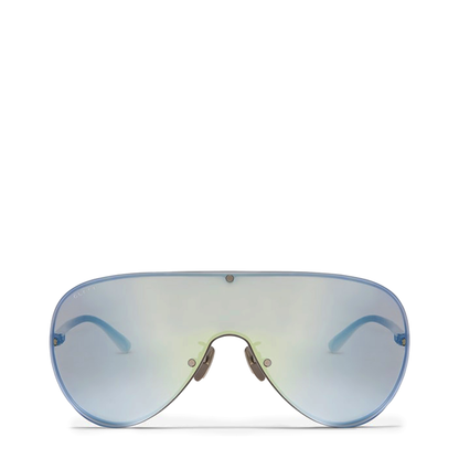 MAYFEYR - Gucci - Mask Frame Sunglasses In Silver - 875988I33308181