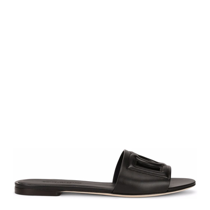 Calfskin Slides with DG Millennials Logo