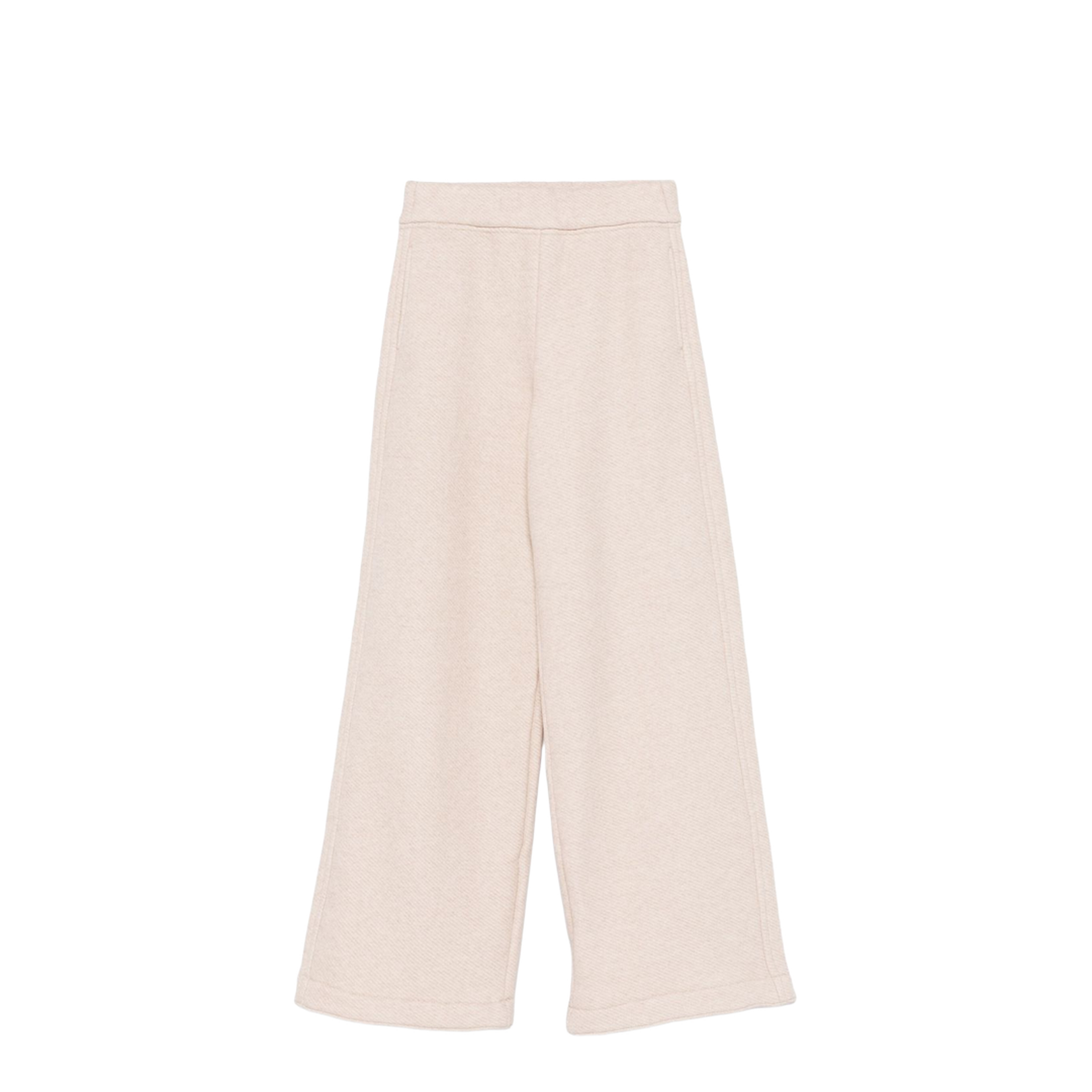100% Cotton Trousers in Beige
