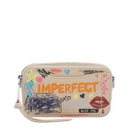 MAYFEYR - Marc Jacobs - Beige Multi The Punk Scribble Snapshot Bag - 2S6HCR004H01261