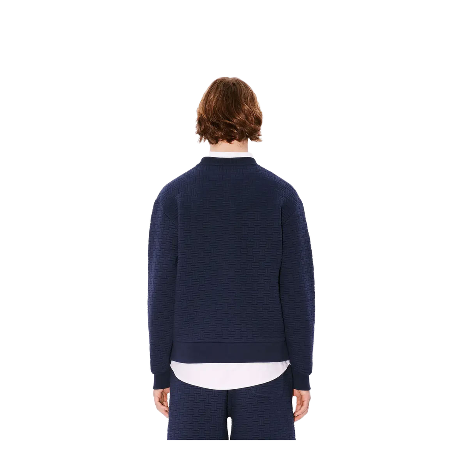 Embroidered Logo Long Sleeve Sweater