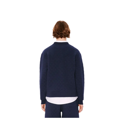 Embroidered Logo Long Sleeve Sweater