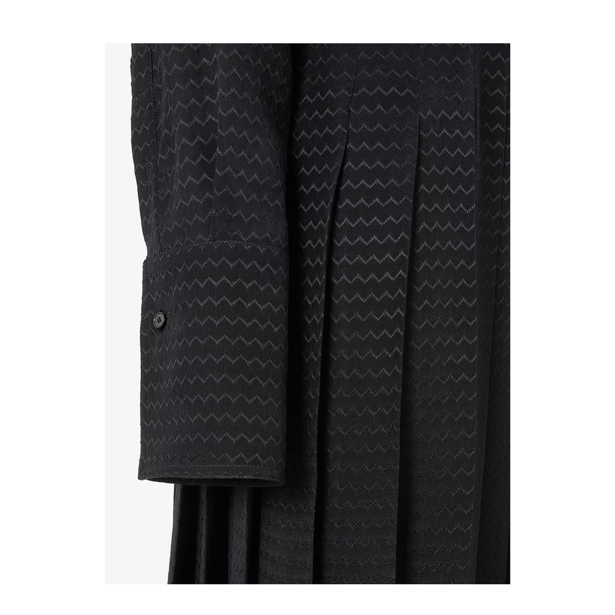 Long Jacquard Silk Dress