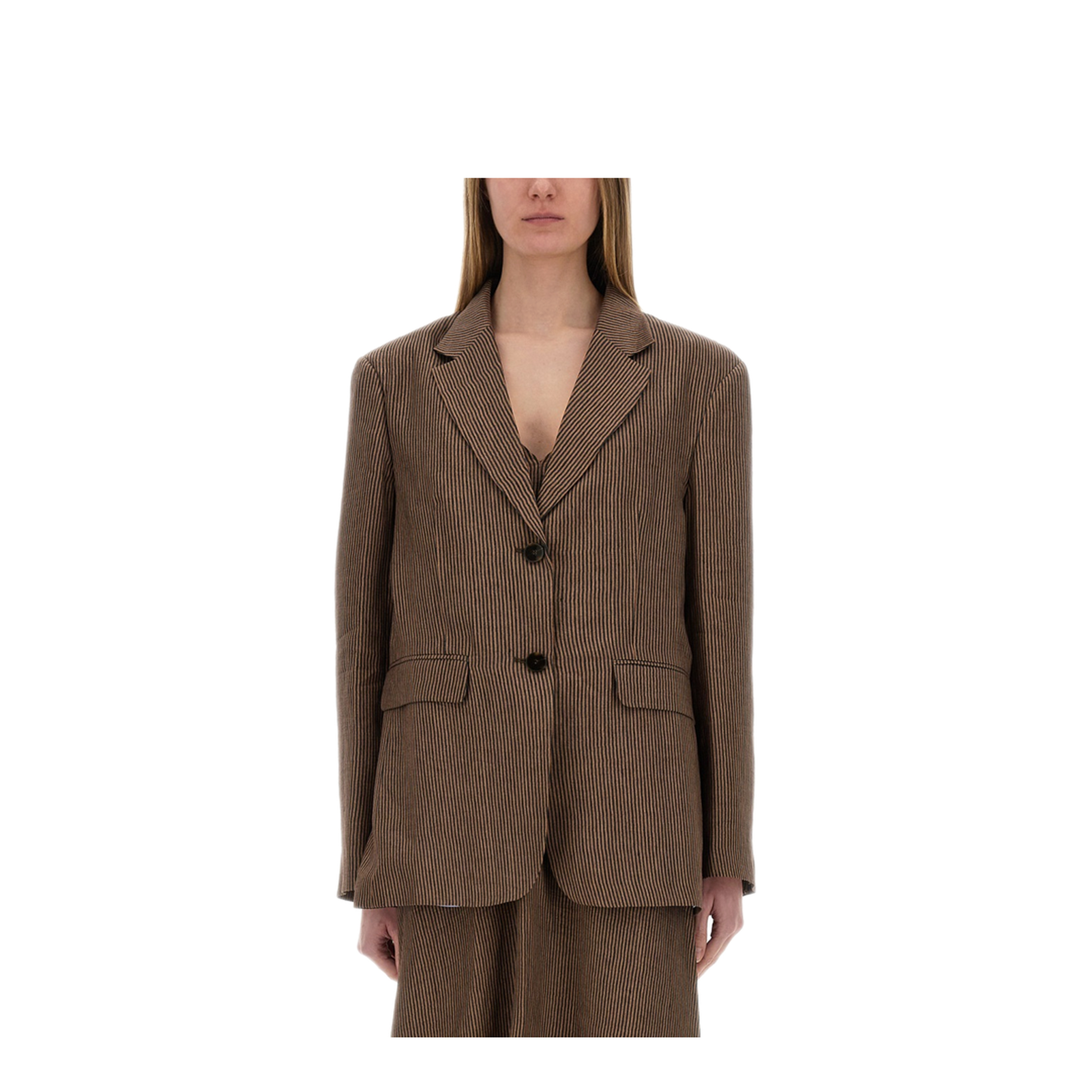 MAYFEYR - Alysi - Micro Stripes Blazer - 105832P5235CHOCO
