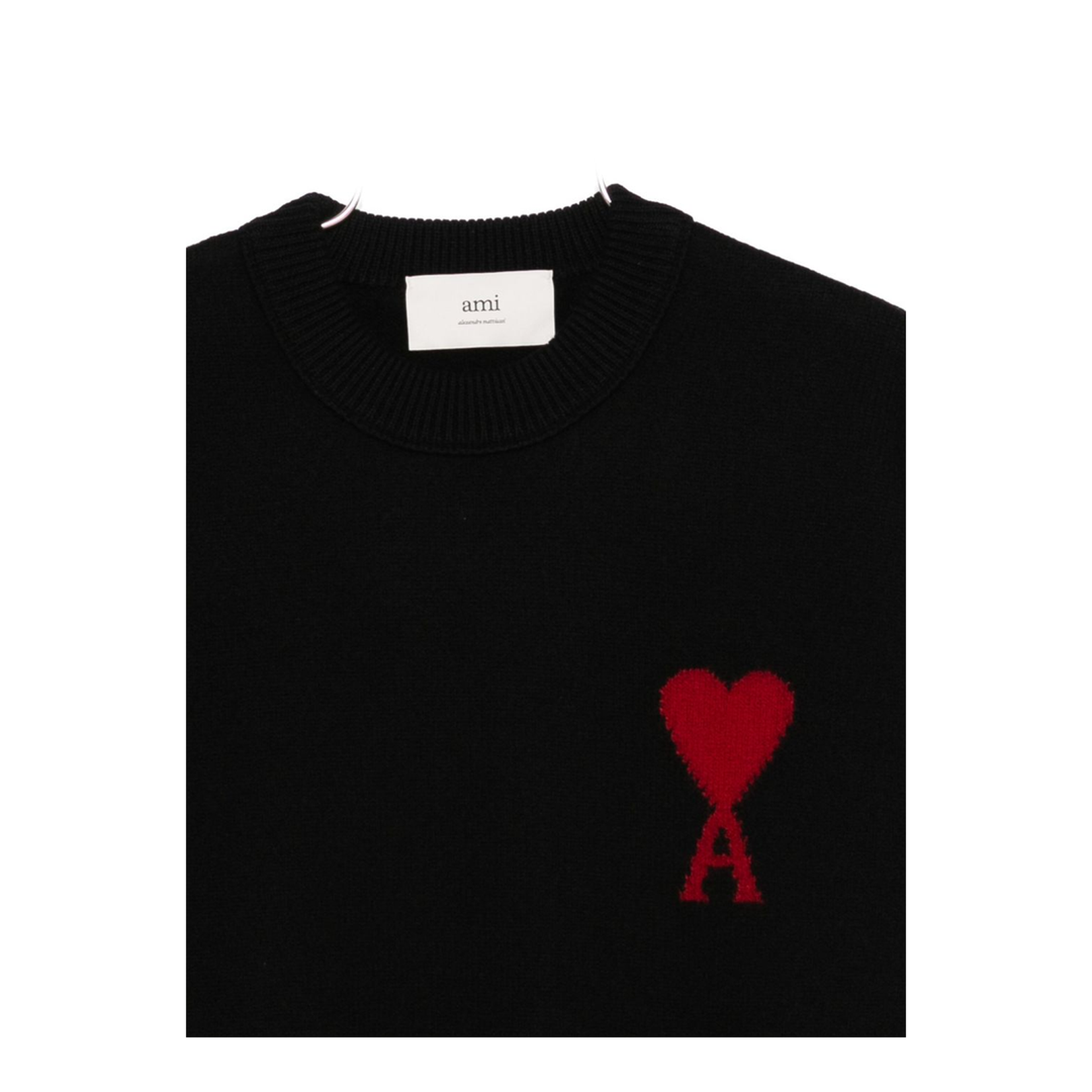 Heart Logo Wool Sweater