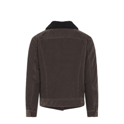 MAYFEYR - Tom Ford - 900 Wale Cord Sherling Collar Trucker - OBS083FMC330EBP