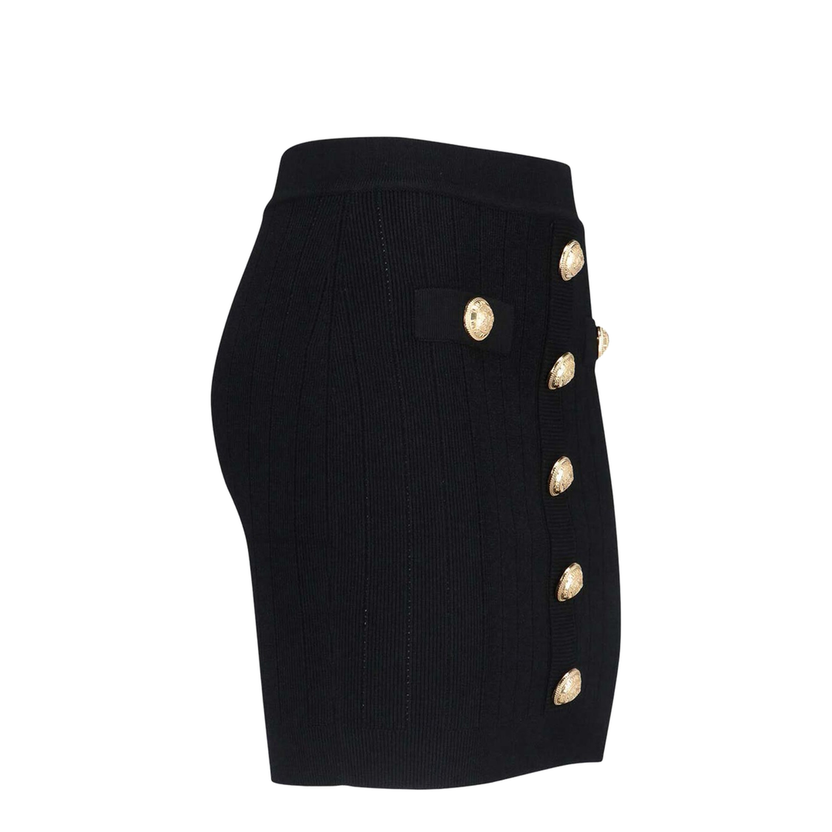 Knit Skirt with Buttons