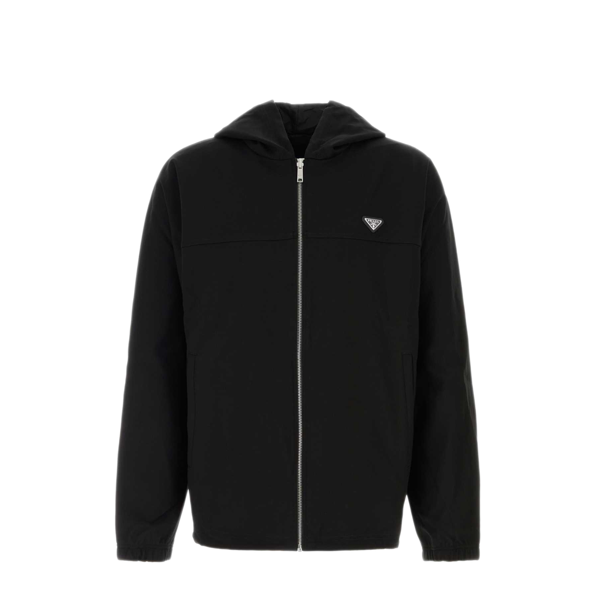 MAYFEYR - Prada - Black Stretch Jersey Reversible Sweatshirt - UJL50DSOOO6438F0002