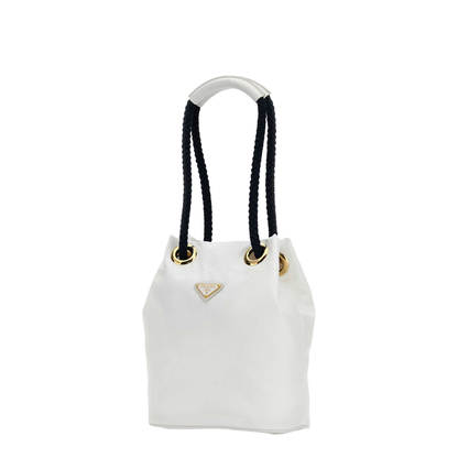 White Re-nylon Mariner Bucket Bag