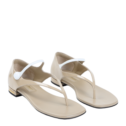 MAYFEYR - Miu Miu - Calf Leather Sandals - 5Y468EF01006E