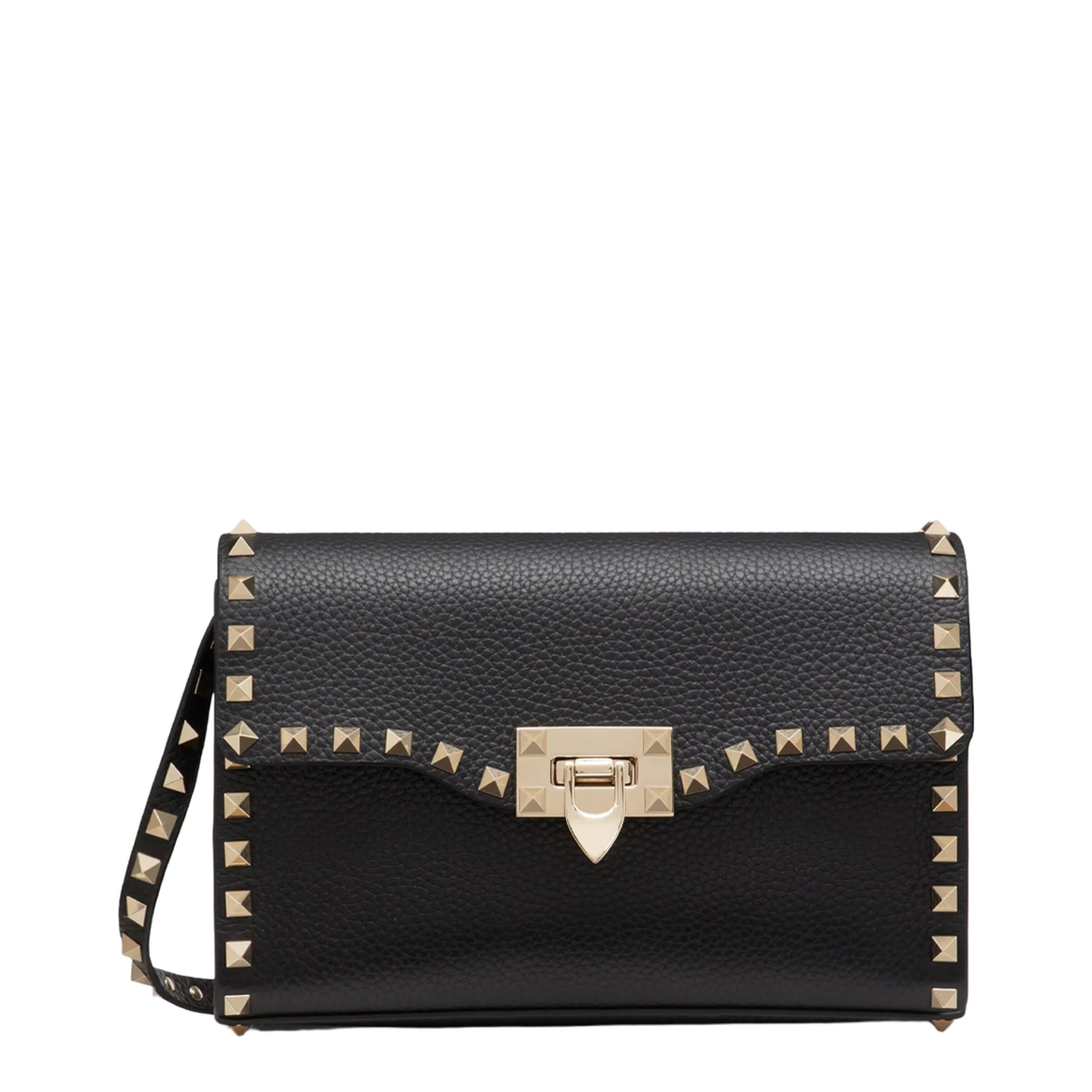 MAYFEYR - Valentino - Rockstud Small Garnet Calfskin Crossbody Bag - WB0181VSF