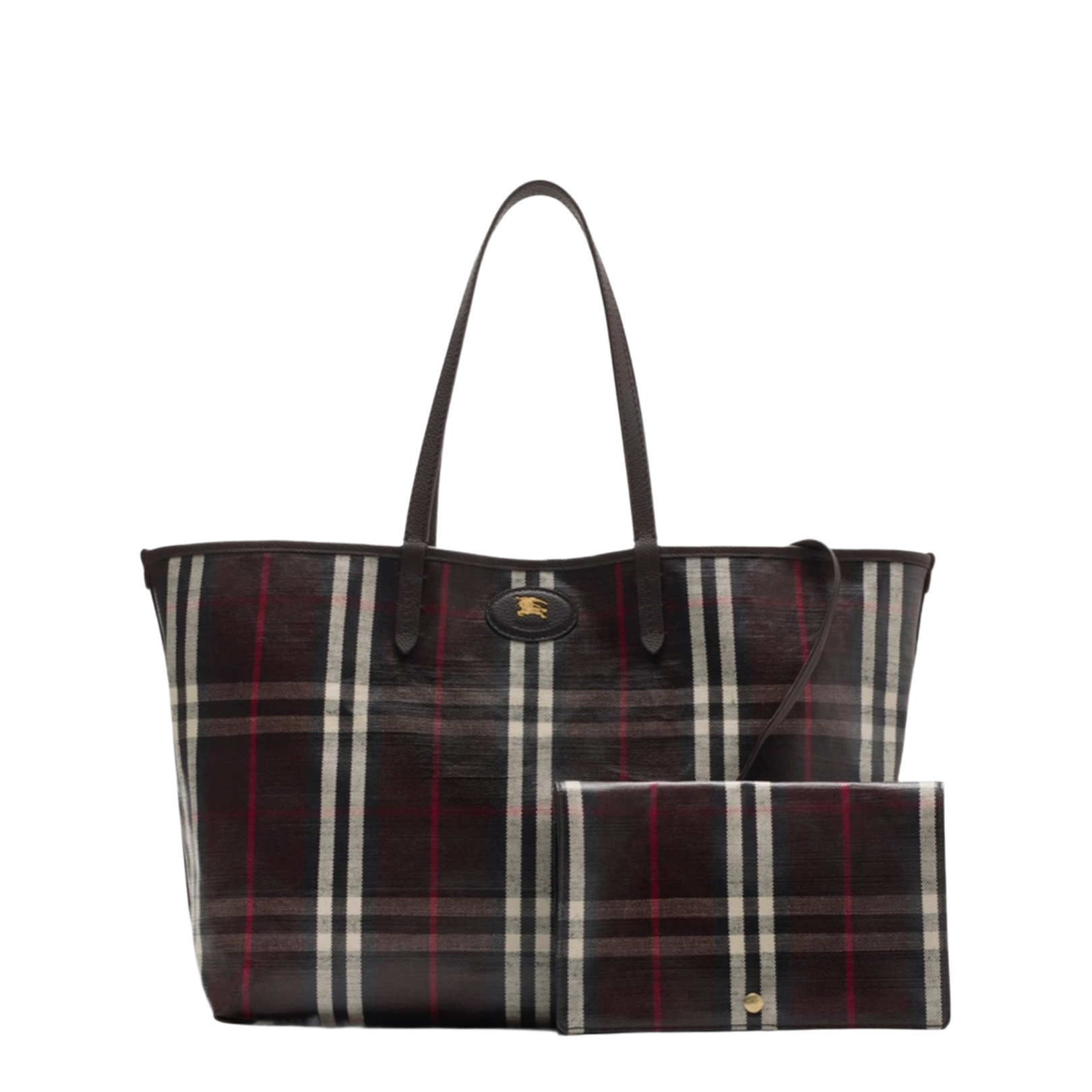Medium Highlands Tote in Mahogany Red