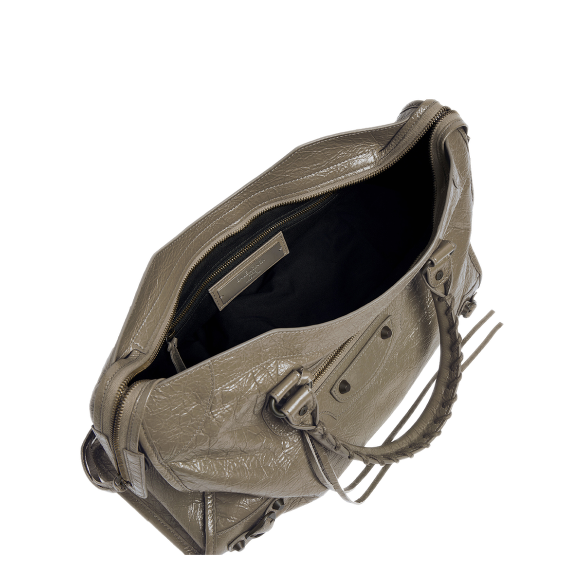 Le City Medium Lambskin Handbag - Army Green