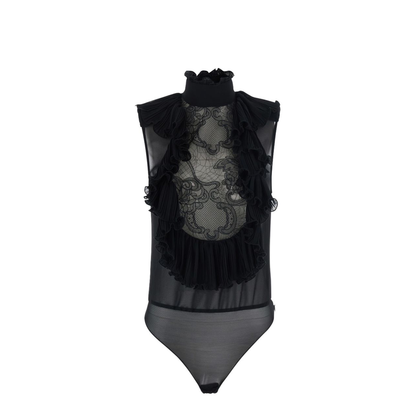 MAYFEYR - Elisabetta Franchi - Ruffled Bodysuit - CB01067E2110