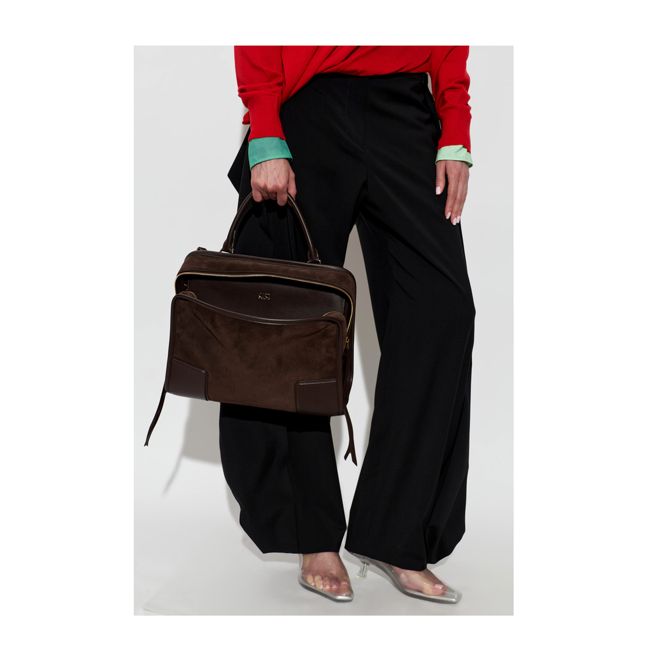 MAYFEYR - Loewe - Large Handheld Bag - A039ASRX030DARKCHESTNUT