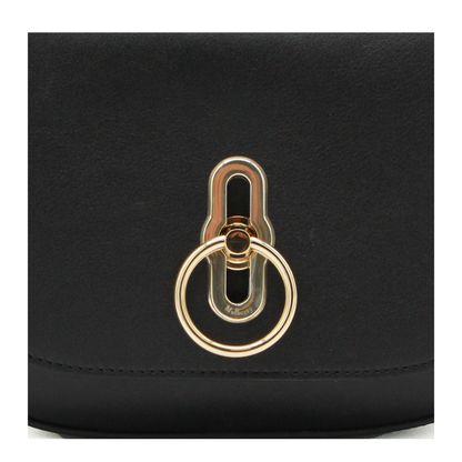 Amberley Small Supple Smooth Leather Top Handle Bag - Black