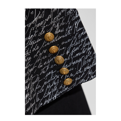 Silk Top with Monogram