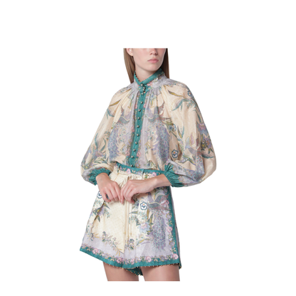 MAYFEYR - Zimmermann - Cream Cotton And Silk Indra Shirt - 4538TSS262COCS