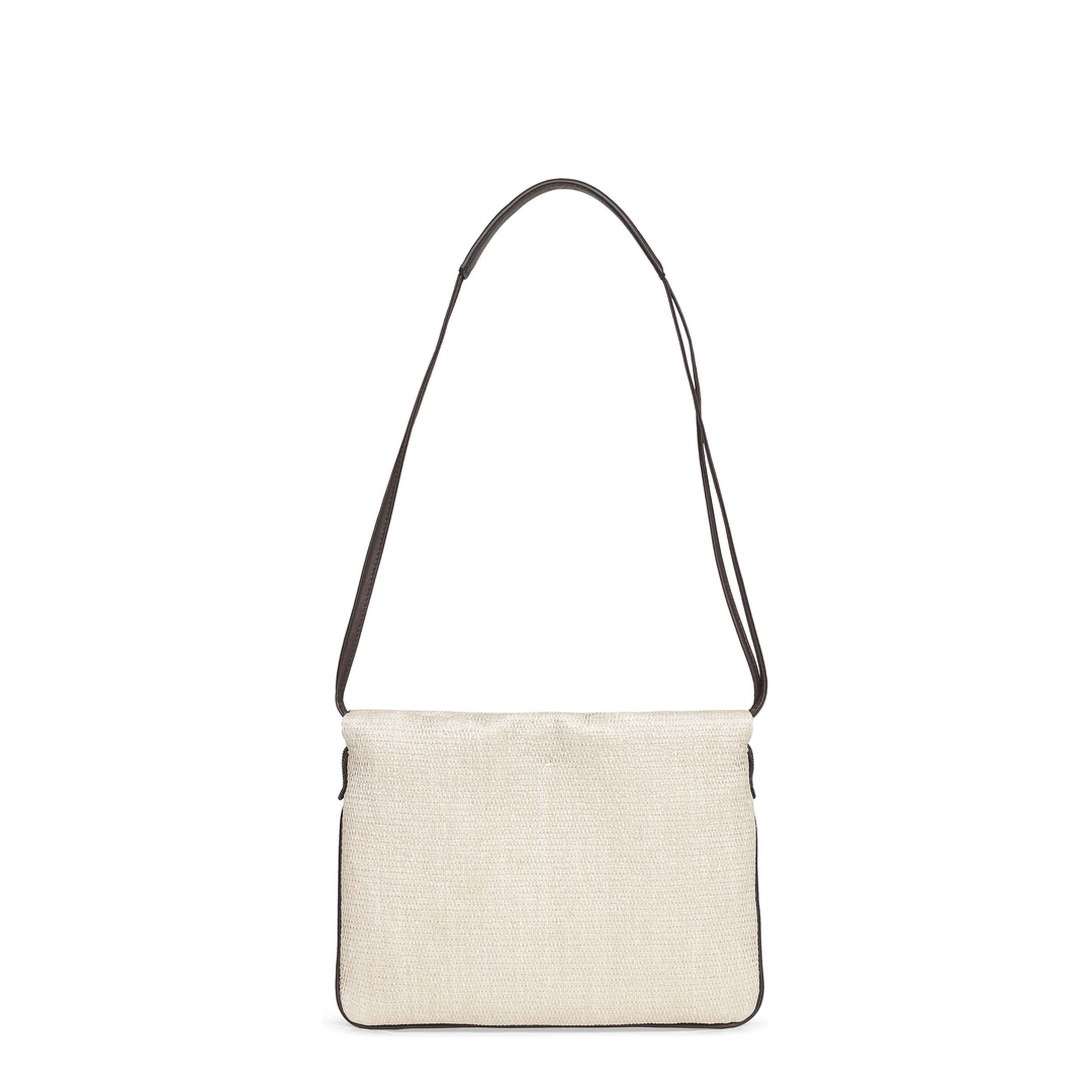 Canvas Shoulder Bag - Beige