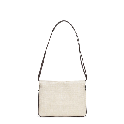 Canvas Shoulder Bag - Beige