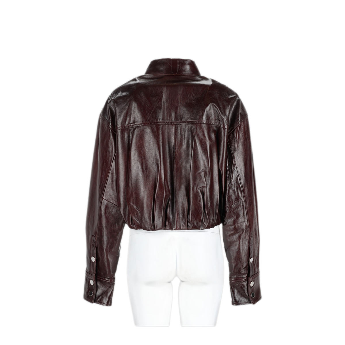 MAYFEYR - Sportmax - Purple Leather Jacket - 2622446022600056F001