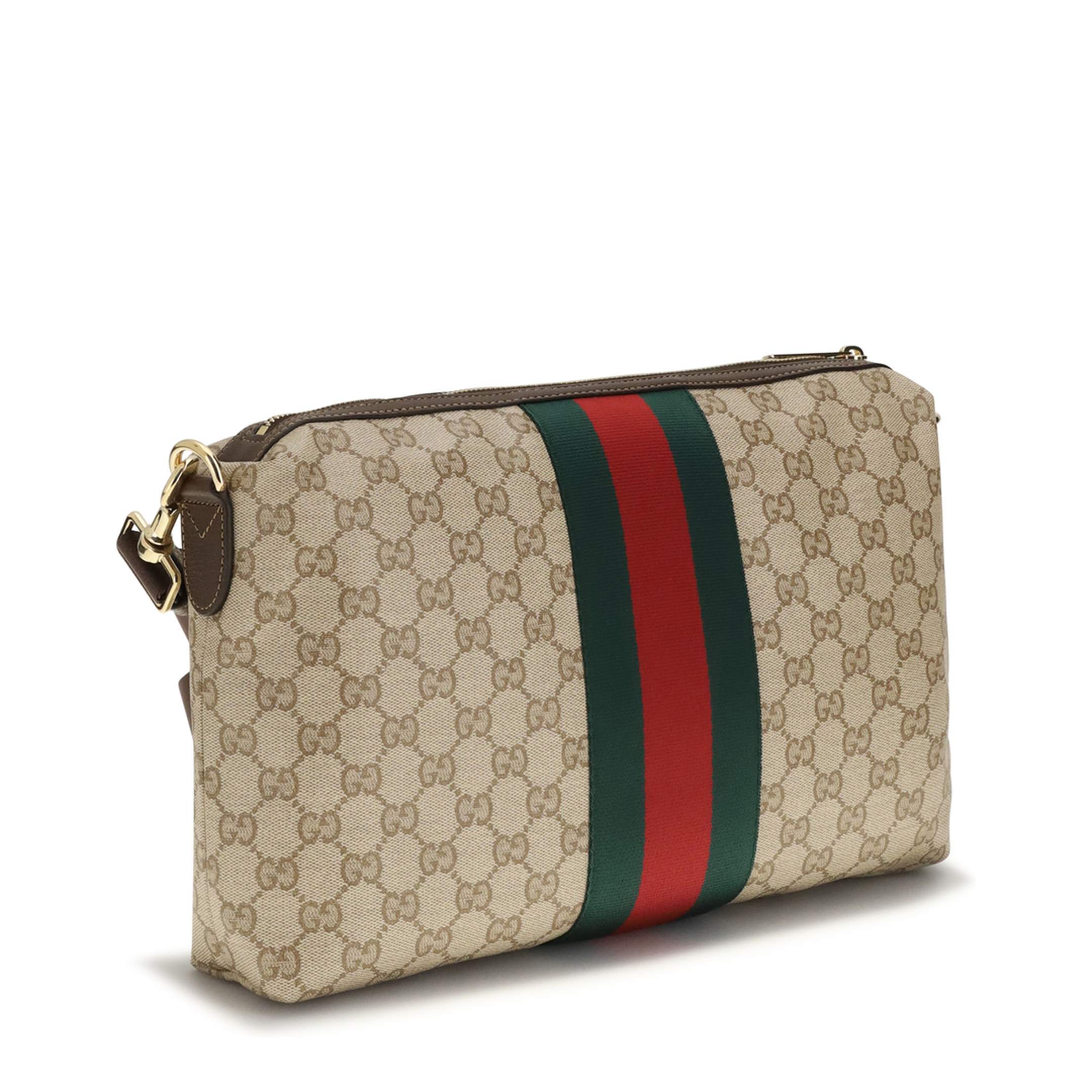 MAYFEYR - Gucci - Medium Gg Shoulder Bag With Web Stripe - A002KXFAF99