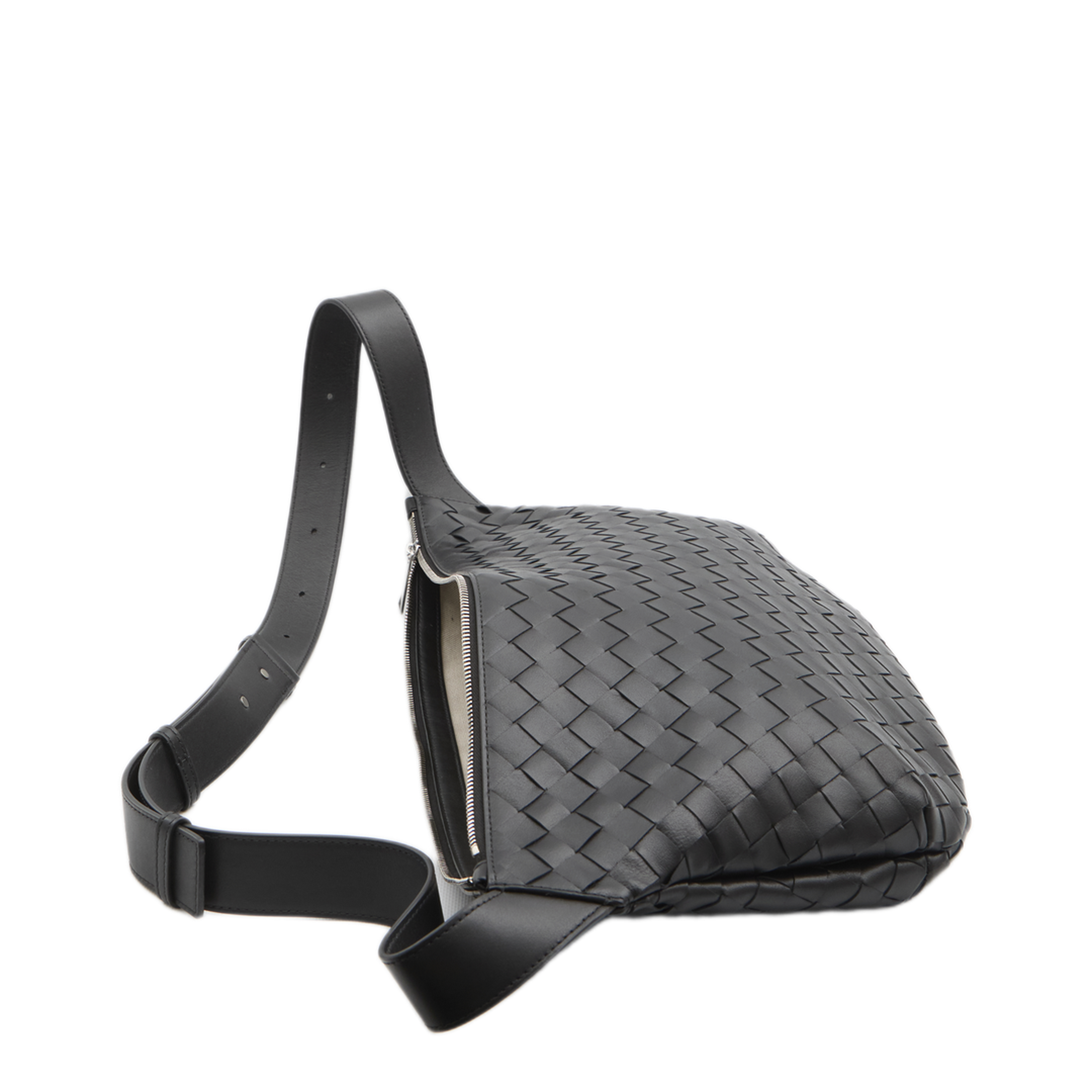 MAYFEYR - Bottega Veneta - Black Avenue Crossbody Bag - 855415V2HL18803