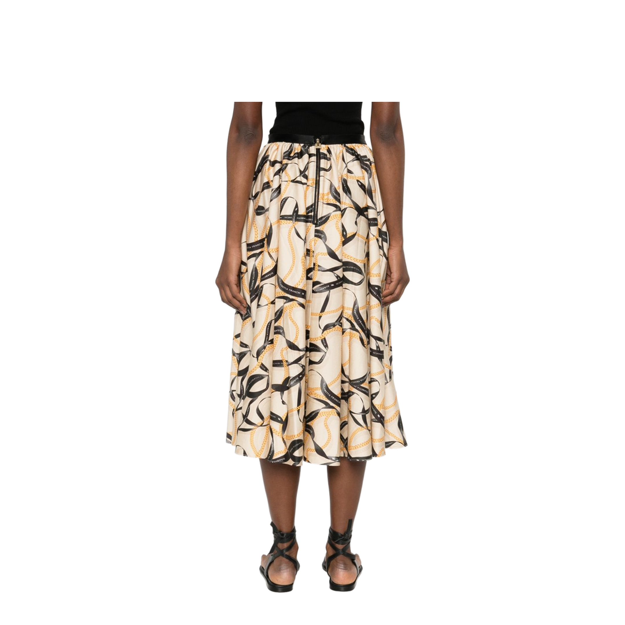 MAYFEYR - Elisabetta Franchi - Skirts Beige - GO15161E2045