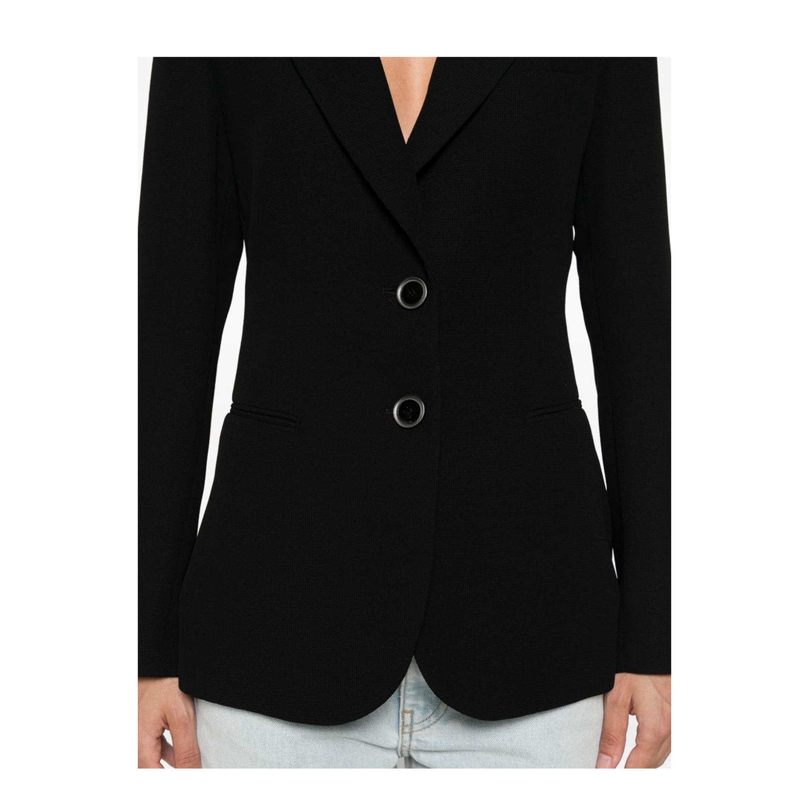ASV Single-Breasted Blazer in Waffle Weave Technical Fabric