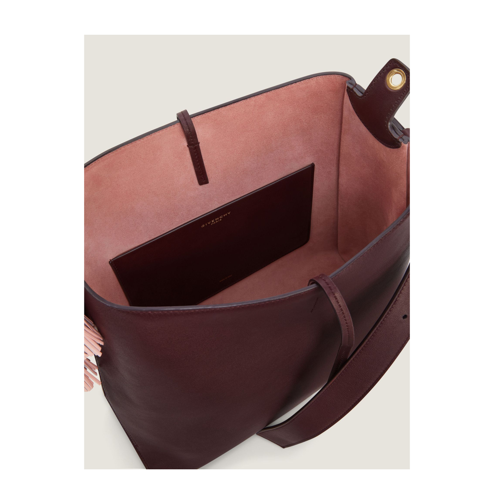 Medium Day Hobo Bag in Burgundy