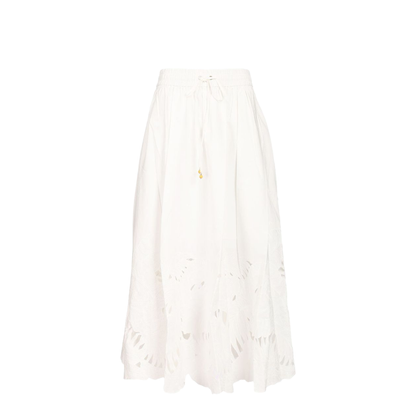 Mahon Embroidered Midi Skirt