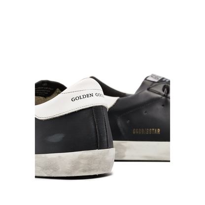 Super-Star Black White Leather