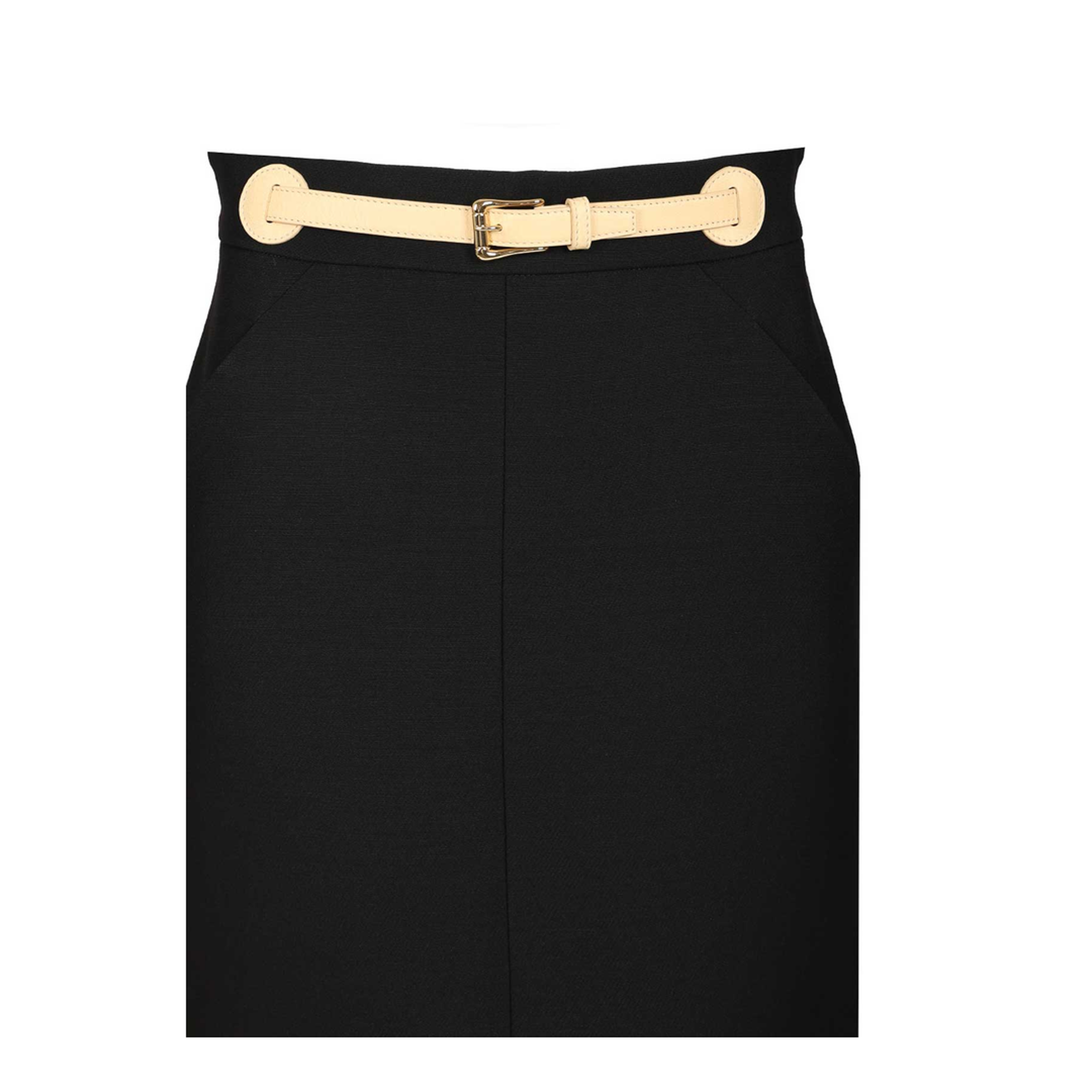 Belted Midi Skirt