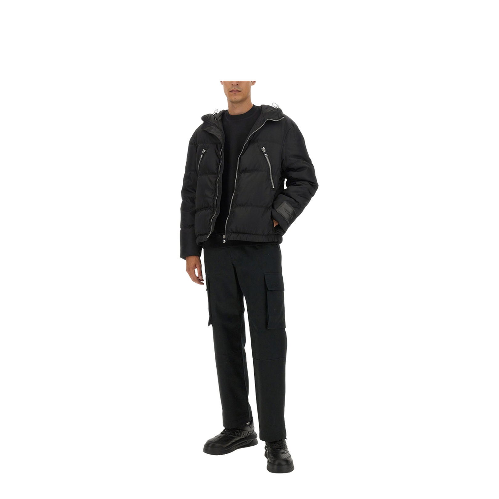 Nylon Down Jacket Black