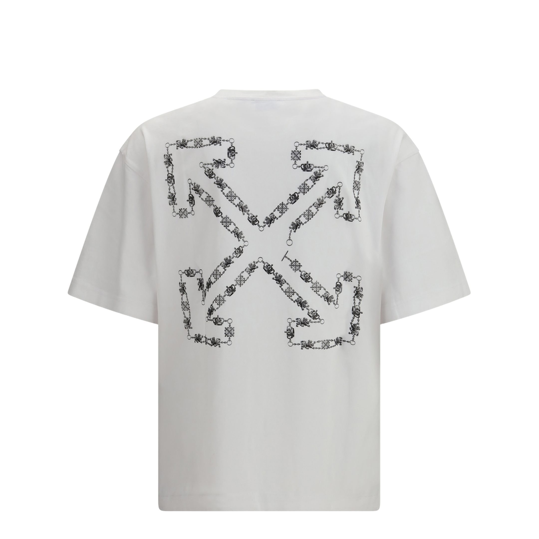 MAYFEYR - Off-White - Chain Araldic Arrow T-Shirt - 44MAA120S26J004100