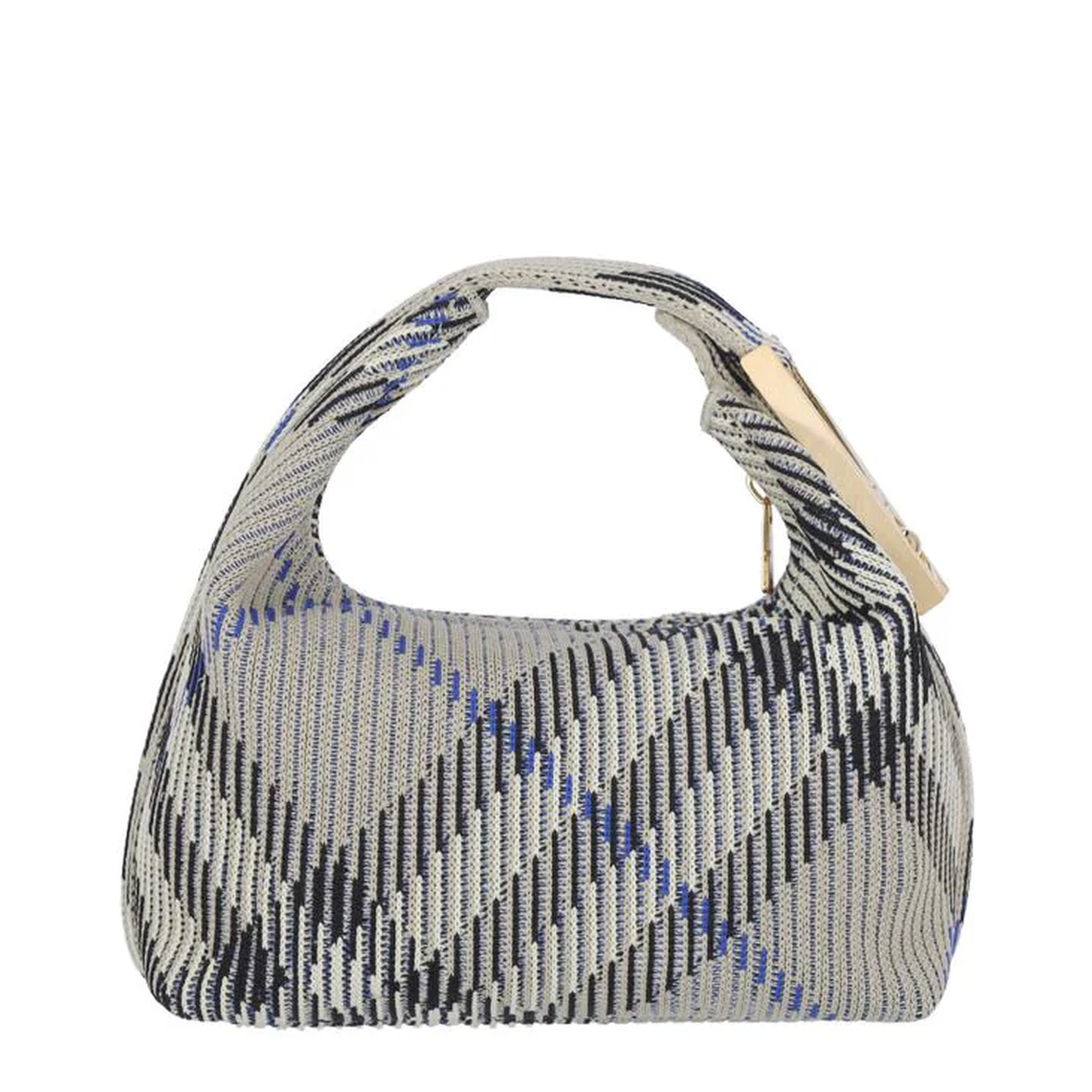 Embroidered Nylon Mini Peg Handbag