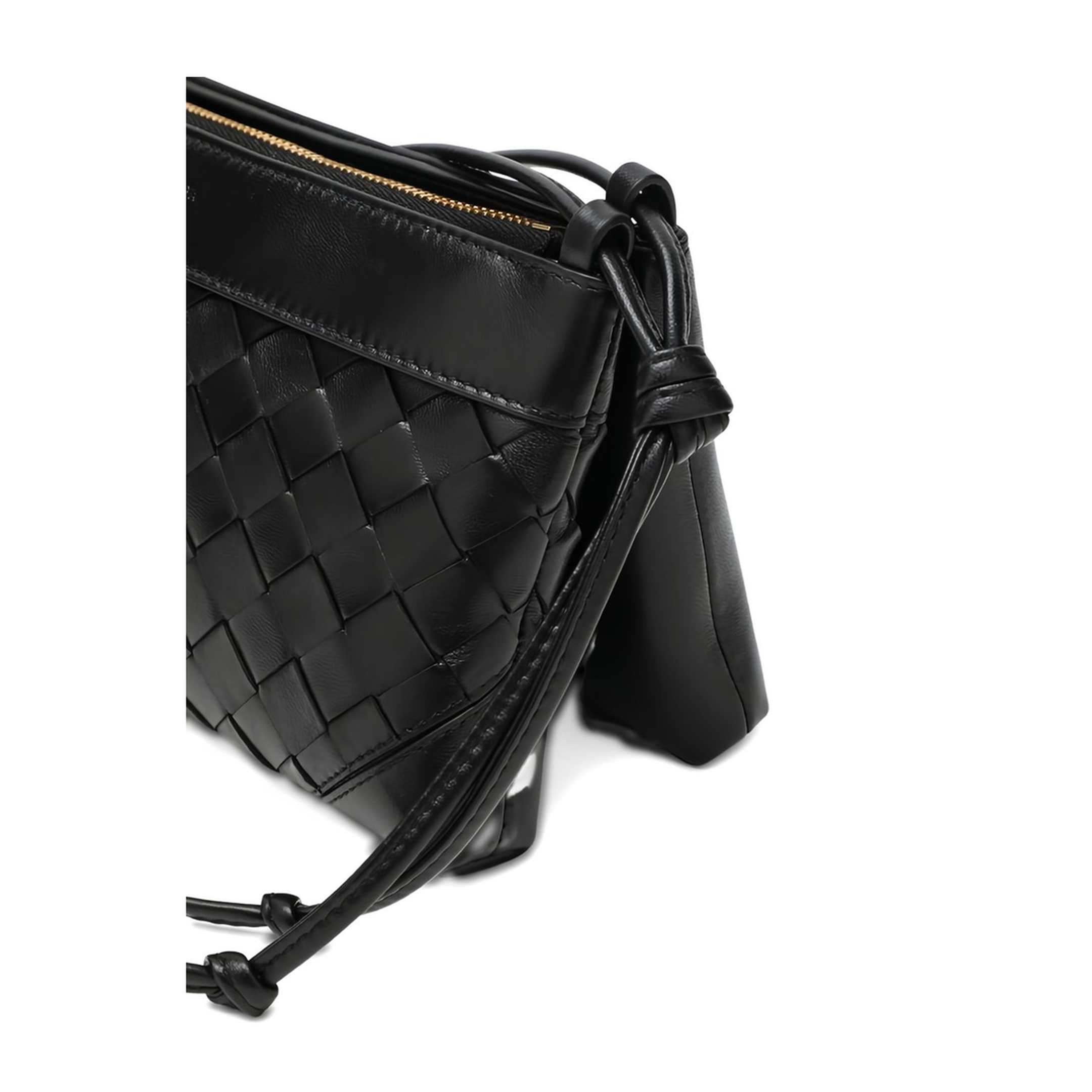 Andiamo Leather Crossbody Bags - Black