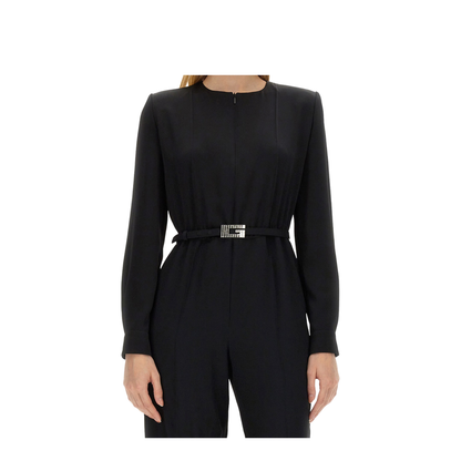 Viscose Jumpsuit with Belt
