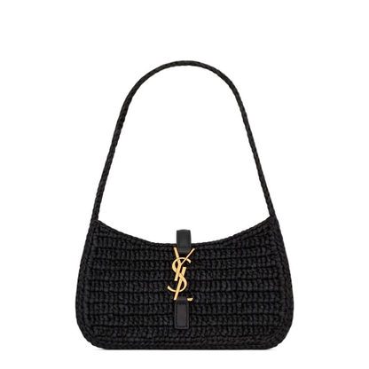 Le 5 à 7 Mini Leather Shoulder Bags - Black