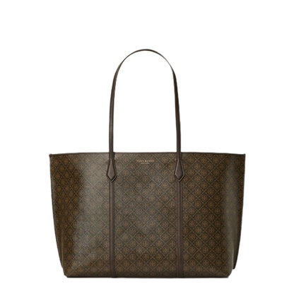 Printed Canvas Perry Shopping Bag