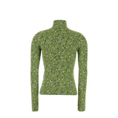 MAYFEYR - Loewe - Embroidered Viscose Blend Top - S540Y14KI4GREENMULTICOLOR