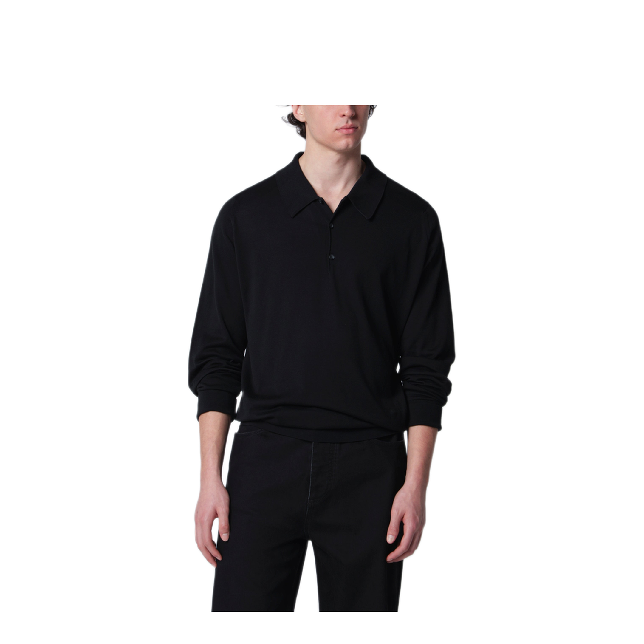 MAYFEYR - John Smedley - Black Finchley Polo In Cotton - FINCHLEYCOBLK