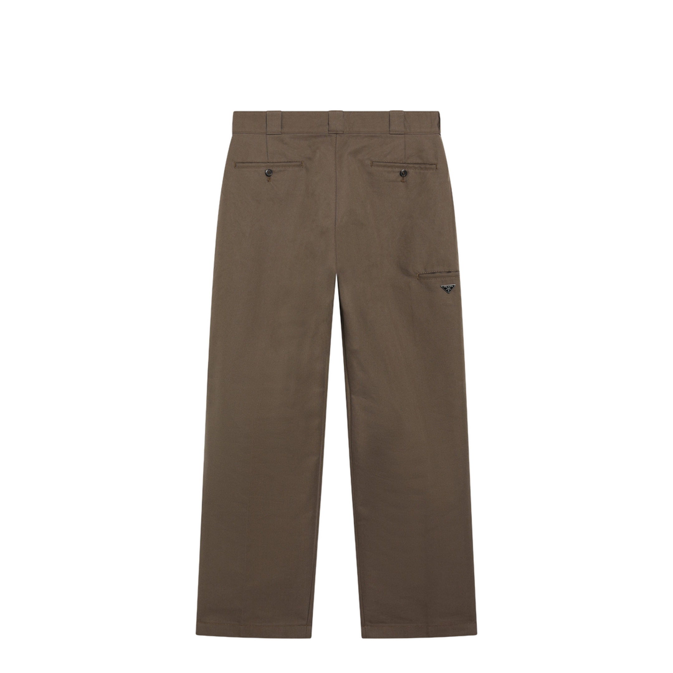 MAYFEYR - Prada - Brown Technical Canvas Trousers - GEP2726287F0ADE