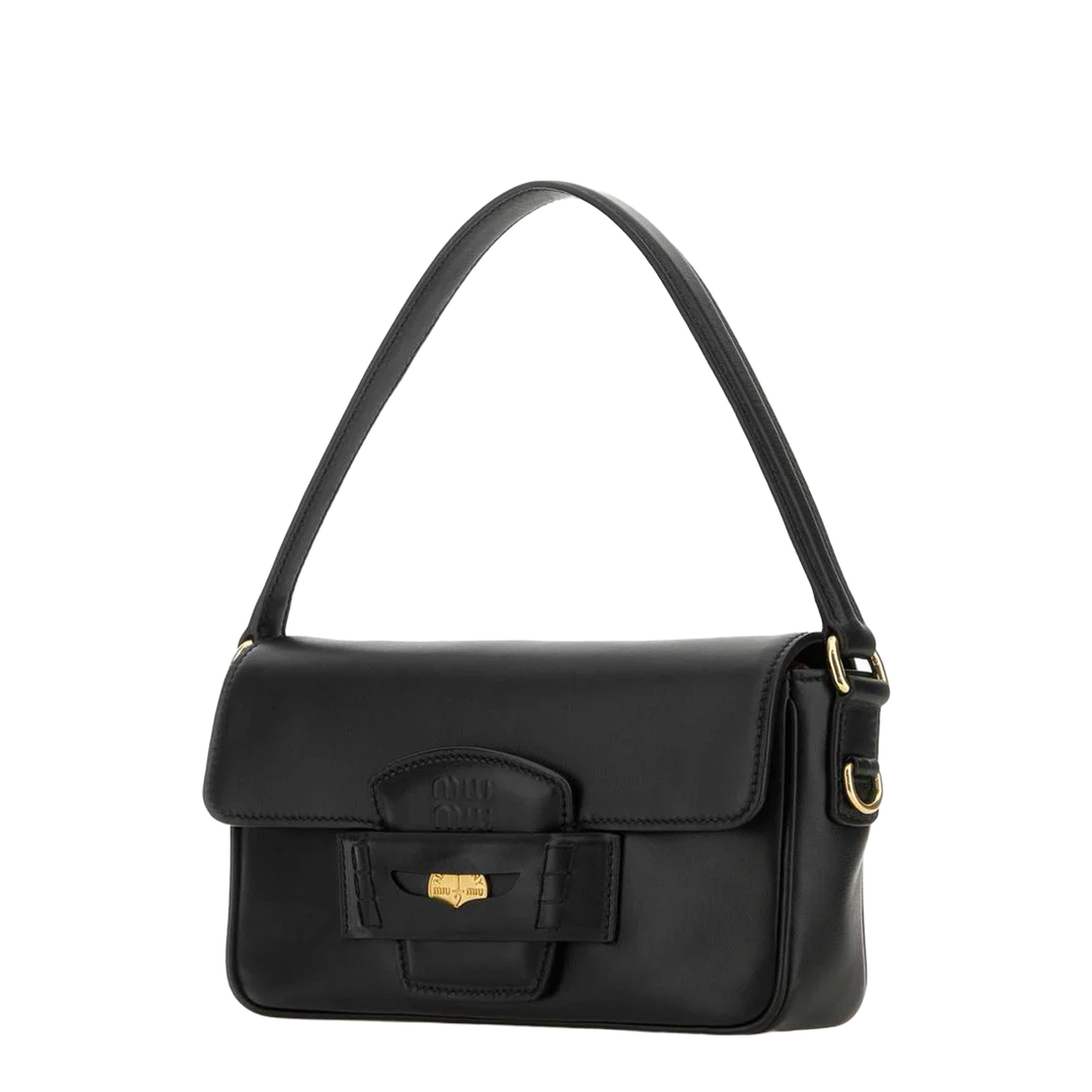 Elegant Black Leather Handbag